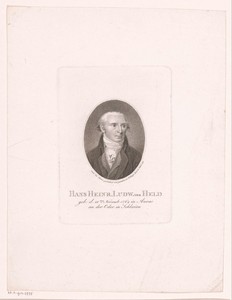 Portret van Hans Heinrich Ludwig von Held