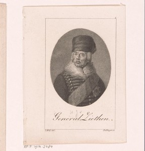 Portret van Hans Joachim von Zieten