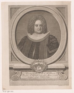 Portret van Hans Johann Jakob Faber