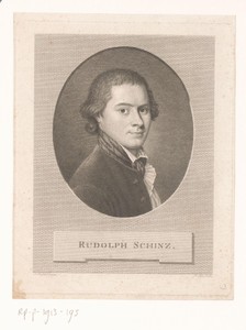 Portret van Hans Rudolf Schinz