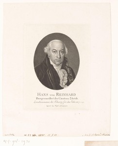 Portret van Hans von Reinhard