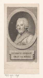 Portret van Heinrich Adrian Graf von Borcke