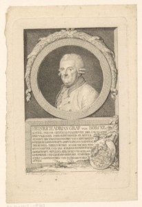 Portret van Heinrich Adrian von Borcke