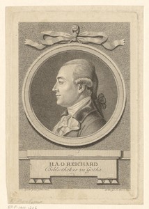 Portret van Heinrich August Ottokar Reichard