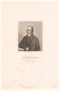 Portret van Heinrich August Wilhelm Meyer