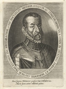 Portret van Heinrich baron van Stein te Stotzingen