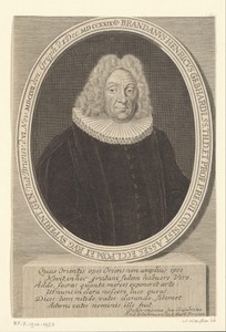 Portret van Heinrich Brandanus Gebhardi