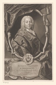 Portret van Heinrich Christian von Senckenberg