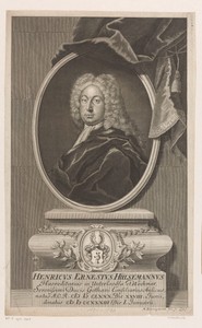 Portret van Heinrich Ernst Hülsemann