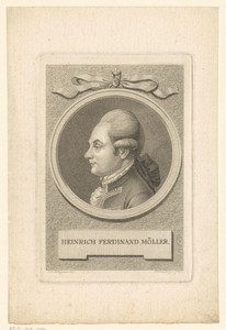 Portret van Heinrich Ferdinand Möller