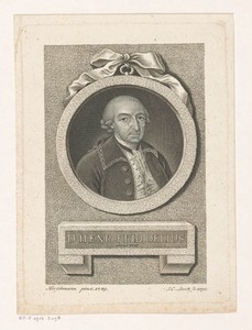 Portret van Heinrich Friedrich von Delius