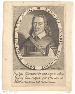 Portret van Heinrich Giesebert op 36-jarige leeftijd