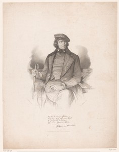Portret van Heinrich Hoffmann von Fallersleben
