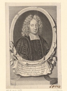Portret van Heinrich Jacob van Bashuysen