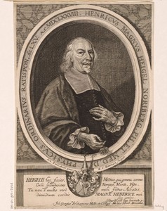 Portret van Heinrich Magnus Heigel op 65-jarige leeftijd