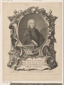 Portret van Heinrich Wilhelm Clemm