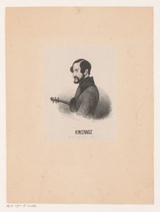 Portret van Heinrich Wilhelm Ernst
