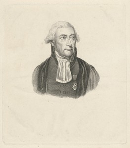 Portret van Hendrik Constantijn Cras