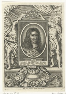 Portret van Hendrik de la Tour d'Auvergne