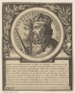 Portret van Hendrik I en Ferdinand III, koningen van Castilië