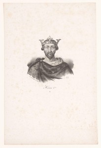 Portret van Hendrik I, koning van Frankrijk