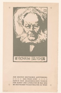 Portret van Hendrik Ibsen