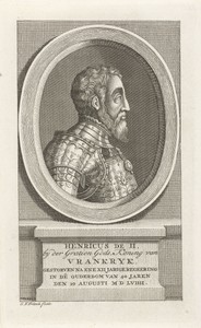 Portret van Hendrik II, koning van Frankrijk