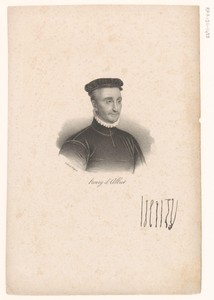 Portret van Hendrik II van Navarra