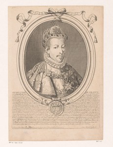Portret van Hendrik III, koning van Frankrijk