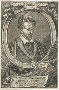 Portret van Hendrik III, koning van Frankrijk