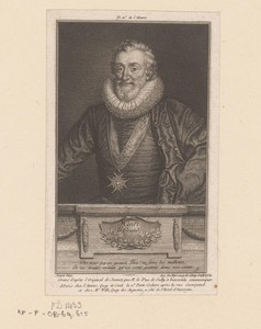 Portret van Hendrik IV, koning van Frankrijk en Navarra