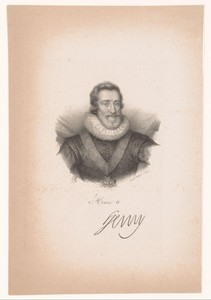 Portret van Hendrik IV, koning van Frankrijk en Navarra