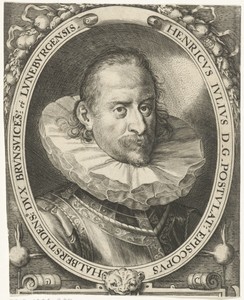 Portret van Hendrik Julius van Brunswijk-Wolffenbüttel, bisschop van Halberstadt