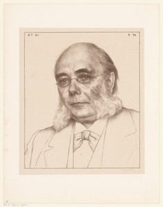 Portret van Hendrik Pierson op 61-jarige leeftijd