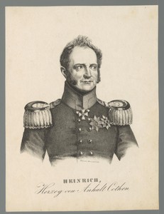 Portret van Hendrik van Anhalt-Köthen