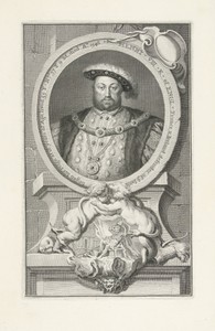 Portret van Hendrik VIII, koning van Engeland en Ierland