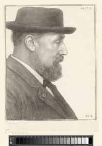 Portret van Hendrik Willem Mesdag