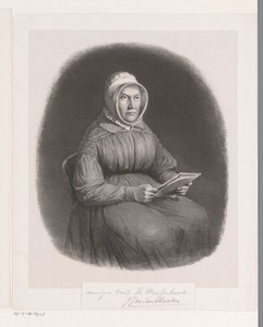 Portret van Hendrika Zwart (1784-1869), moeder van de kunstenaar
