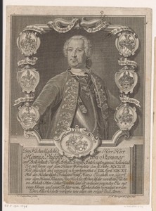 Portret van Hennig Philipp von Stammer