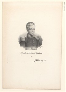 Portret van Henri d'Artois