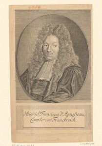 Portret van Henri François d'Aguesseau