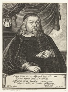 Portret van Henrich Freder burgermeester van Danzig