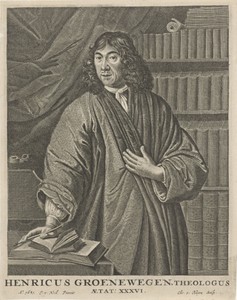 Portret van Henricus Groenewegen