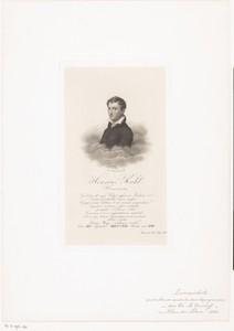 Portret van Henricus Kuhl op 24-jarige leeftijd