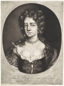 Portret van Henriëtta Amalia, prinses van Anhalt-Dessau