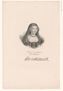 Portret van Henriëtta Maria van Frankrijk