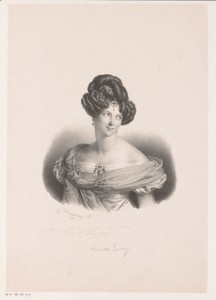 Portret van Henriette Sontag