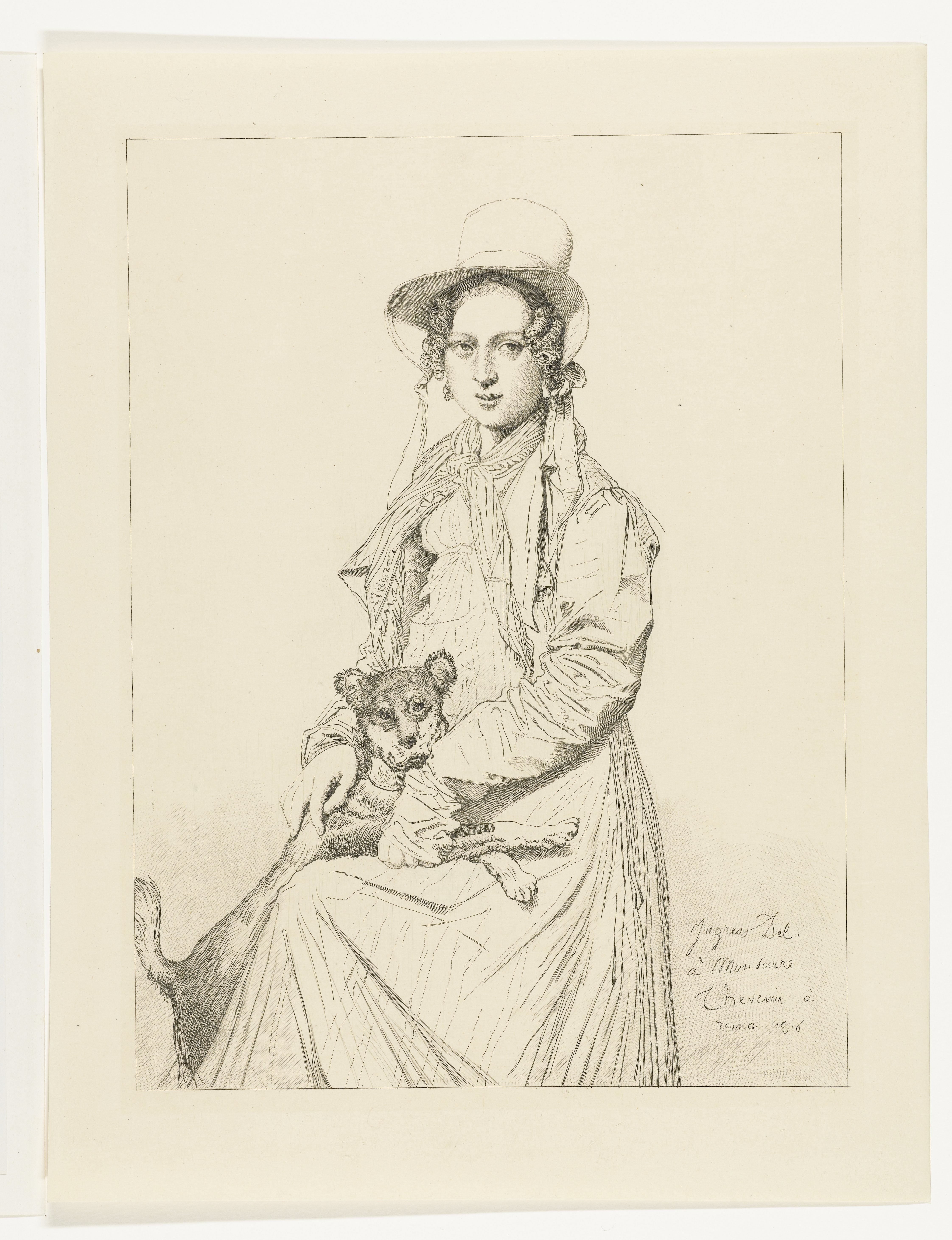 Portret van Henriette Ursula Claire Taurel by Edouard Taurel