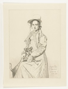 Portret van Henriette Ursula Claire Taurel