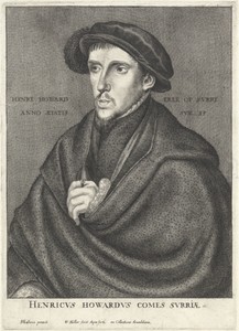 Portret van Henry Howard, graaf van Surrey